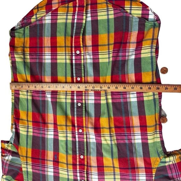 Ralph Lauren short sleeve plaid button down shirt size small - Picture 13 of 14